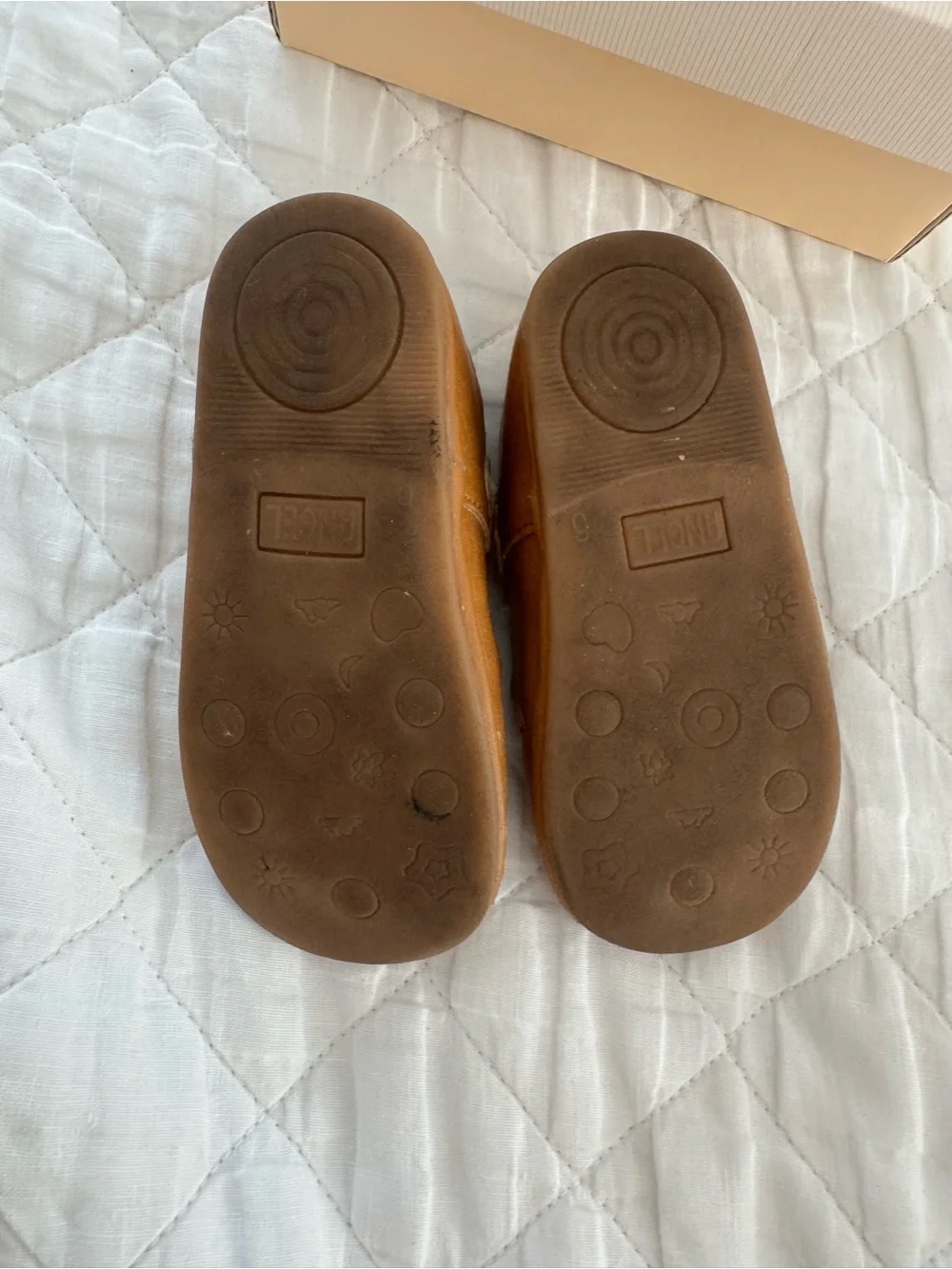 T-Strap Baby Walker Shoes in Tan - Comfortable Everyday Wear
